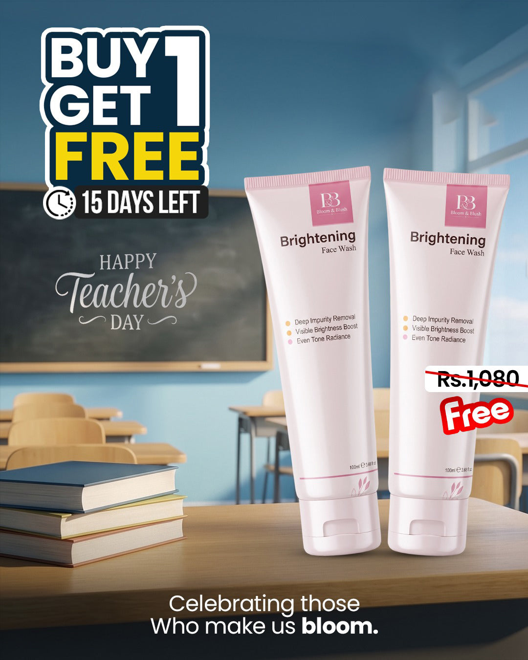Brightening Face Wash | Buy 1 Get 1 Free